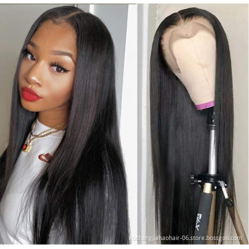 Woman`s Romance New Arrival 100% HD Lace Front Virgin Cuticle Aligned Pre-Plucked Wigs Human Hair Lace Front